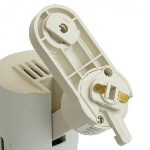 Светильник трековый на шинопровод ДПО GU10 без лампы белый с регулируемым углом освещения 45-110 гр.