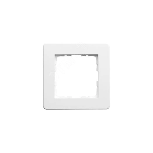 Рамка G-Flex 1-постовая, цвет белый глянцевый