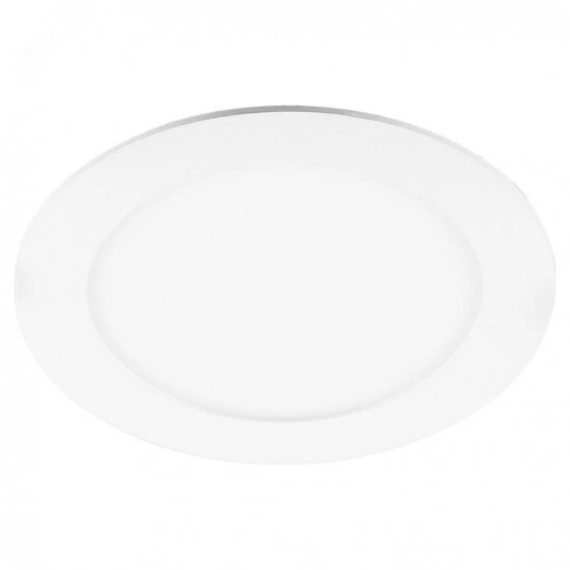 Светильник светодиодный ДВО-15w 6400К 1050Лм slim белый