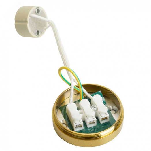 Светильник ДПО GU10 без лампы черный античное золото