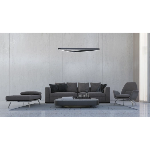 Светильник светодиодный ДСО-36Вт 3000К Enso T черный