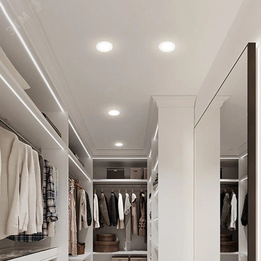 Светильник светодиодный ДВО-30w 4000K 2700Лм slim белый Feron.ONE