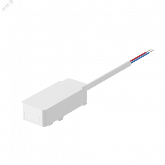Коннектор питания к внешнему трансформатору для магнитной системы Galakti 60x26x15 мм белый