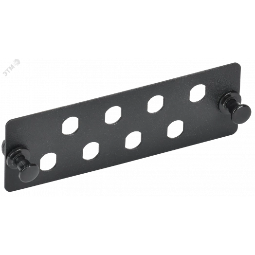Планка для 8-ми адаптеров оптических FC или ST черная