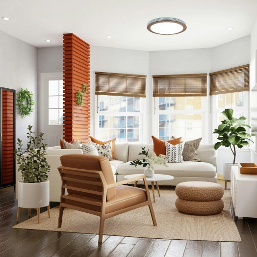 Светильник светодиодный ДБО-75 настенно-потолочный управляемый AFINA 230В 3000-6500K 6000Лм 485x90мм