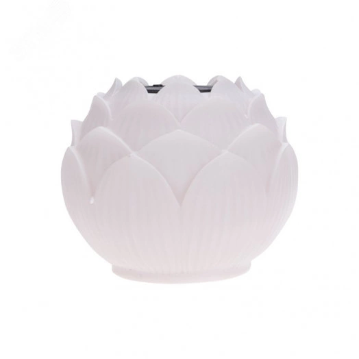 Светильник садовый Лотос, 3000К, 15см, встроенный аккумулятор, солнечная панель, коллекция Пекин