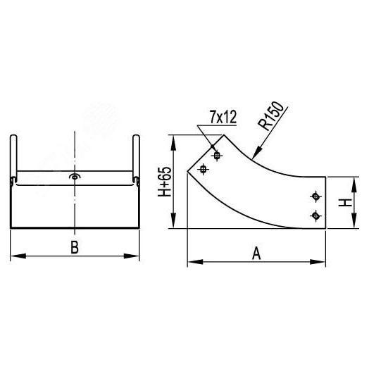 Крышка на ответвитель TD осн.200 / ответвитель-переходник TDSR 200/80 в комплекте с метизами и пластинами PTCE