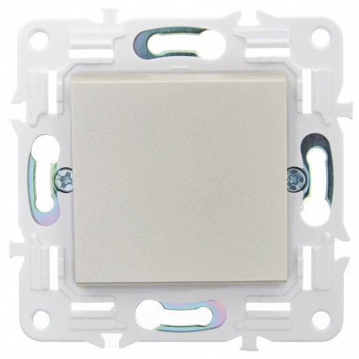 SKANDY Выключатель 1-клавишный 10А SK-V01Sh шампань IEK