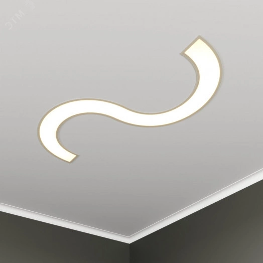 Светильник светодиодный RVE-LBX-SYMBOL-S-930-V (Символ S 930х520х100мм S80мм 32Вт встраиваемый 4000K Белый)