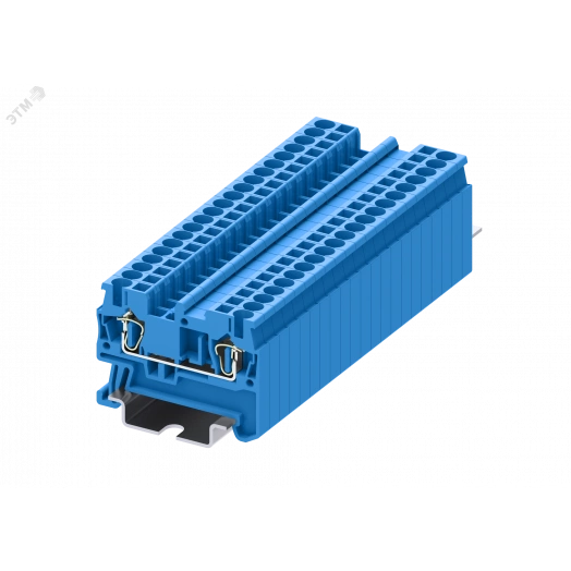 Клемма TC 1-1 пружинная, сечение 2,5 мм. кв., синяя