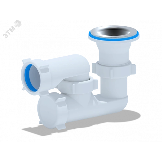 Сифон для душевого поддона АНИ 1 1/2' х 40 регулируемый