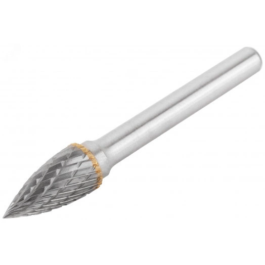 Шарошка карбидная, штифт 6 мм, тип ''G'', параболическая заостренная 10х20х65 мм