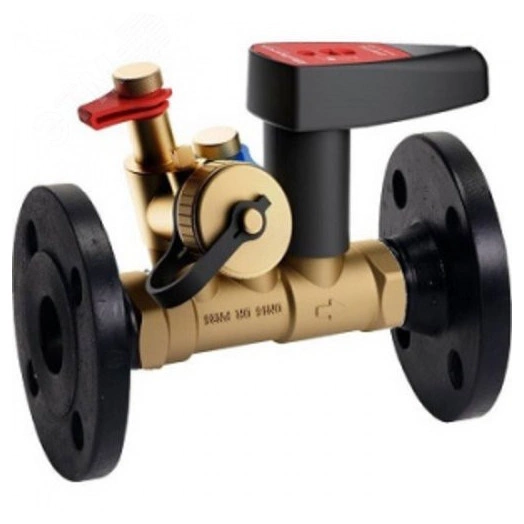 Клапан балансировочный ручной повышенной пропускной способности с дренажем фланцевый DN 032 PN 16 Kvs=13,2 м3/ч