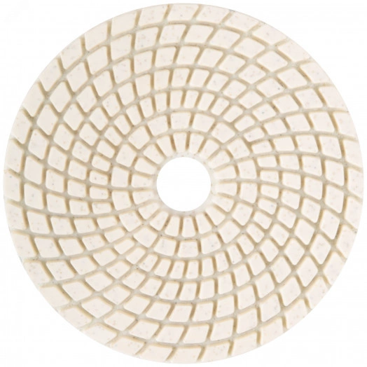 Круг алмазный гибкий шлифовальный АГШК (липучка), влажное шлифование, 100 мм, Р 30