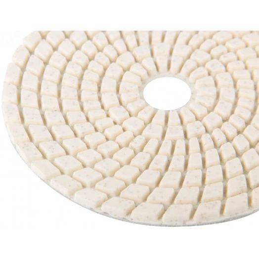 Круг алмазный гибкий шлифовальный АГШК (липучка), влажное шлифование, 100 мм, Р 30
