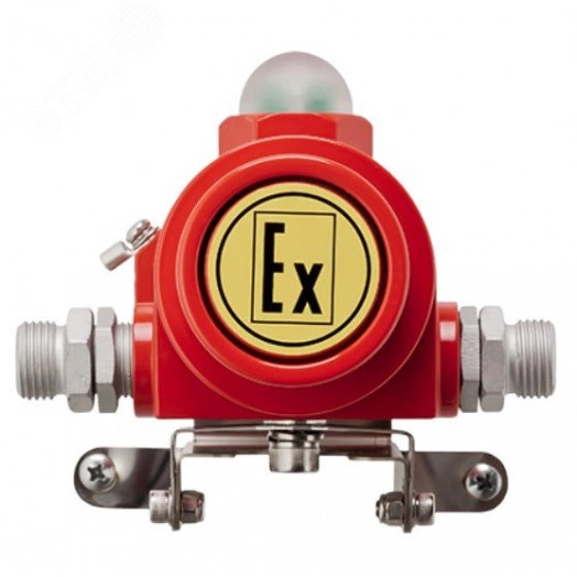 Оповещатель взрывозащищенный свето-звуковой       ВС-07е-Ex-ЗИ-Ж2-230, без кабельных вводов