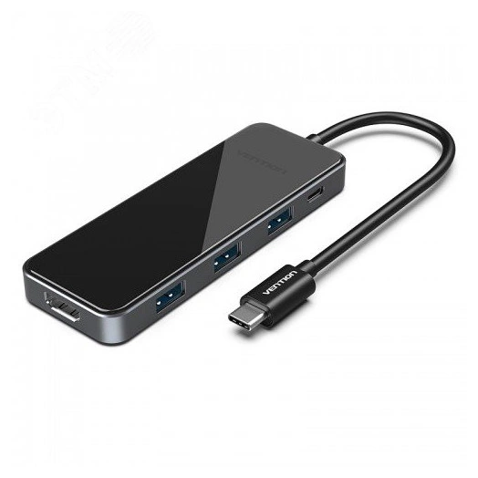 Хаб USB-C на HDMI 19, USB 3.1, PD