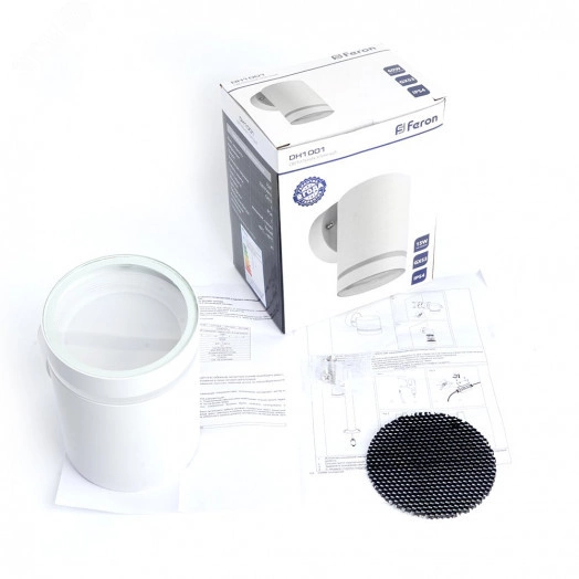 Светильник ДБУ-15w GX53 без лампы IP54 белый