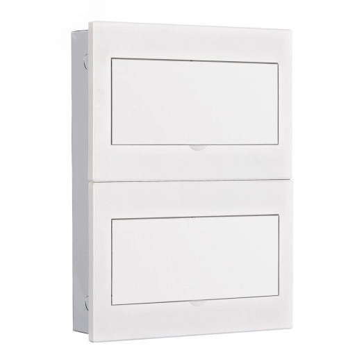 Корпус встраиваемый белая дверь 2 ряда 26 мод. IP41 ЩРВ-М