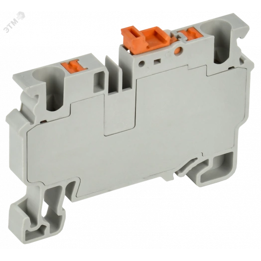 Колодка клеммная CP-DT измерит. нож. разм. 4мм2 серая IEK