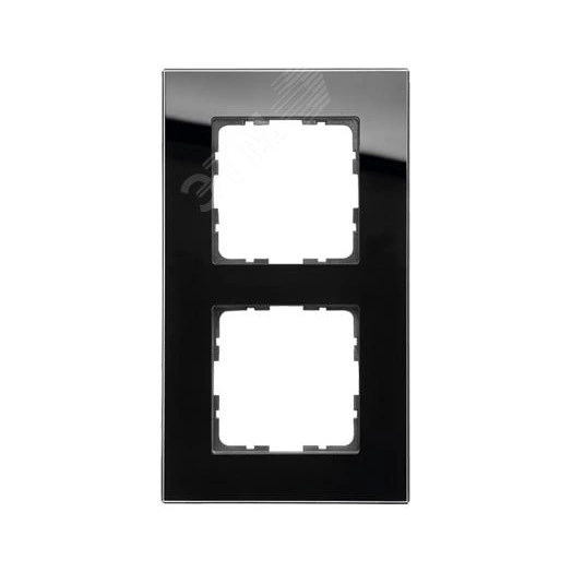 Рамка 2-постовая, стекло Black Glass