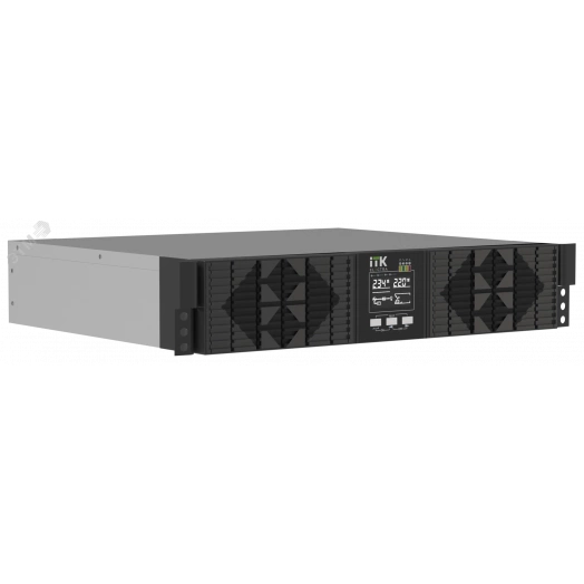 Источник бесперебойного питания Online 6000 ВА/ 6000 Вт Rackmount, однофазный с LCD дисплеем 192-240VDC без АКБ 2U с рег. з/у