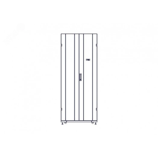 Шкаф Uniprom. 42U-800/1200. боковые панели 4шт. черный