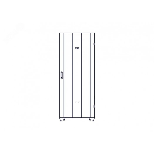 Шкаф Uniprom. 42U-800/1200. боковые панели 4шт. черный