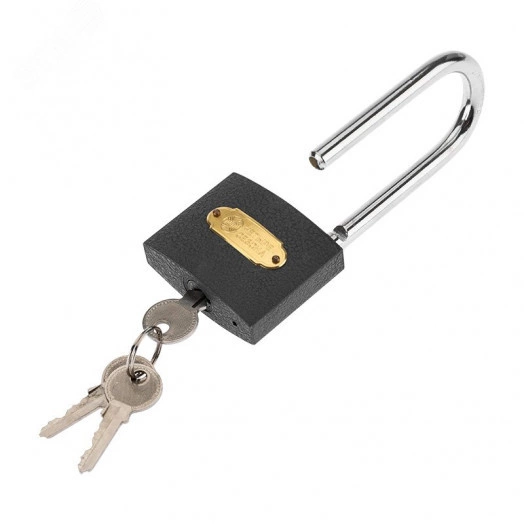 Замок навесной серия "Чугун" 60 мм длинная дужка