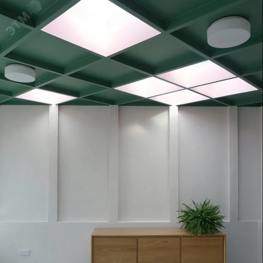 Светильник светодиодный ДВО-36w 595х595х19 4000К 3100Лм рассеиватель с 3D эффектом IP40