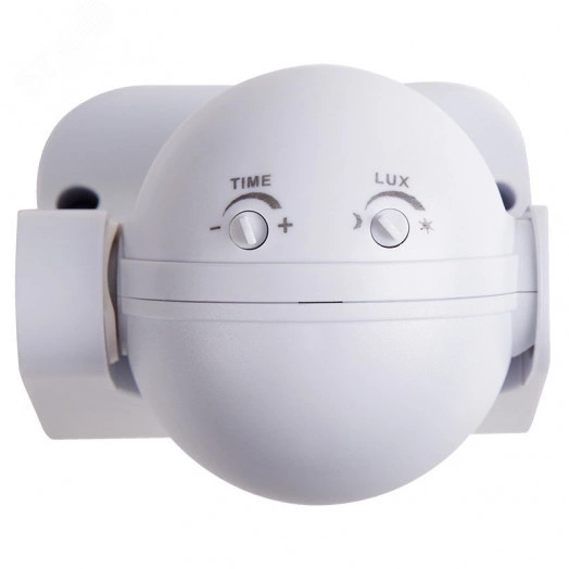 Датчик движения настенный ДДС02 180град 1200Вт 3-2000Лк 12м 10-420сек IP44