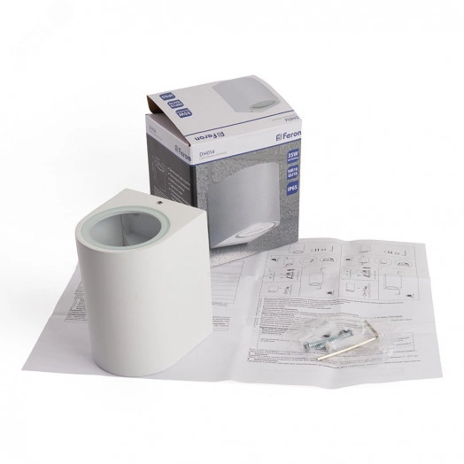 Светильник ДБУ GU10 без лампы IP65 белый