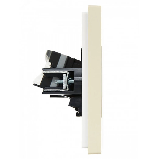 FORTE&PIANO Розетка компьютерная двойная RJ45 кат.5E FP433 ваниль IEK