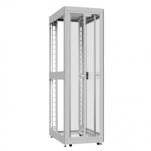 Шкаф серверный 42U 800х1200 передняя дверь: двустворчатая перфорированная IP20. задняя дверь: без. боковые панели: без. цвет: серый RAL7035 