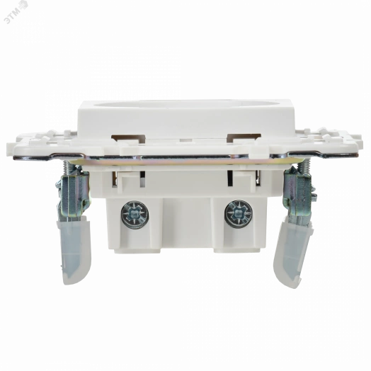 SKANDY Розетка без заземления без защитных шторок 10А SK-R02W арктический белый IEK