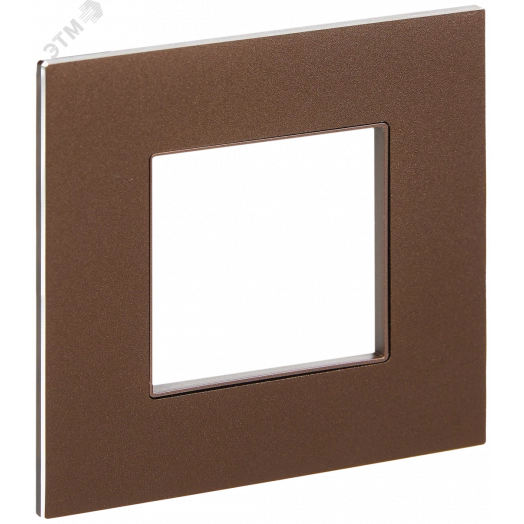 SKANDY Рамка 1-местная SK-F31Br металл шоколад IEK