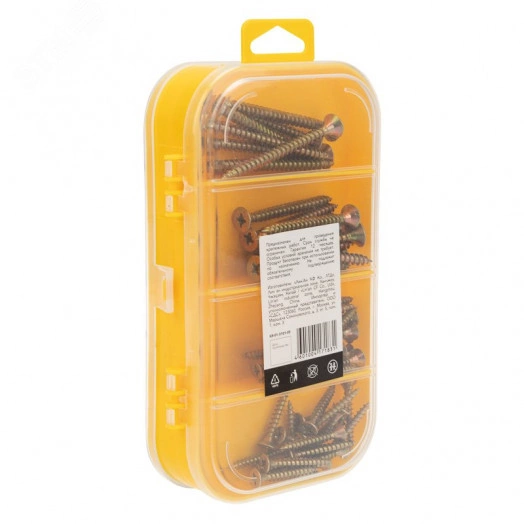 Набор саморезов для ДСП (255 шт) KRANZ