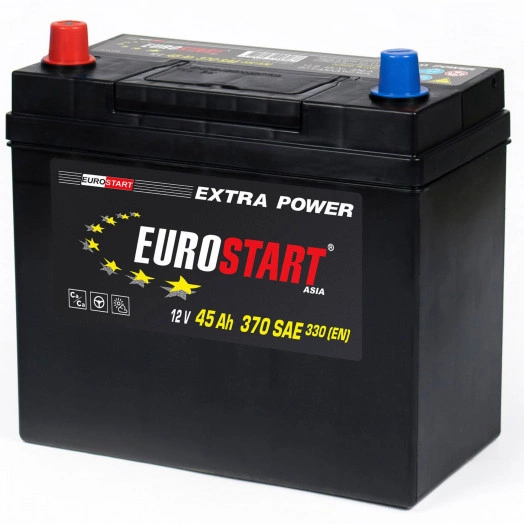 Аккумулятор автомобильный EUROSTART Extra Power Asia 45Ah L+ (без борта)