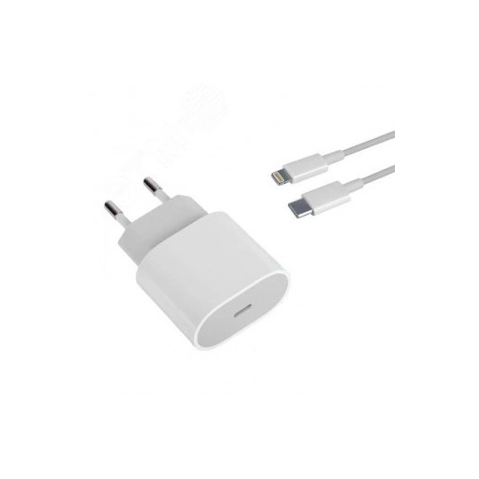 Зарядное устройство сетевое UPC-31 USB-C/PD20W, кабель lightning