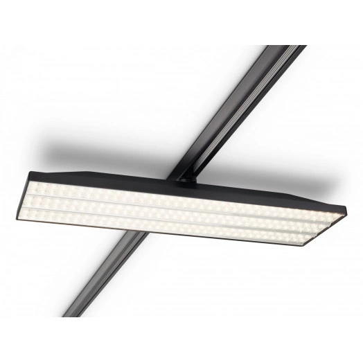 Светильник трековый ДПО 66 Вт 9000 лм 4000К 220-240В IP20 Двойная асимметричная оптика 25гр, узкая черный Storeset EVO