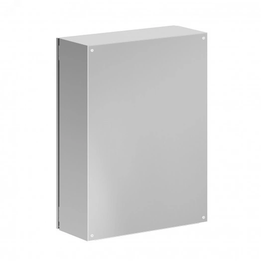 Корпус навесной STH с М/П, нержавеющая сталь AISI304, ВхШхГ 800x600x250 мм, с фланцем