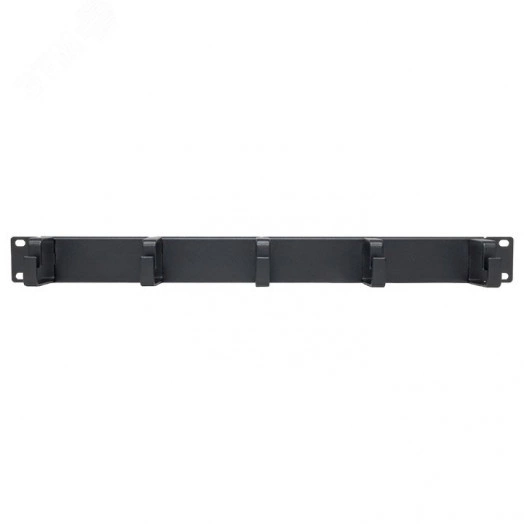 Органайзер кабельный TERACOM PRO 1U 5 колец чёрный