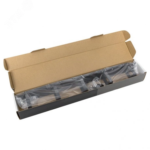 Органайзер кабельный TERACOM PRO 1U 5 колец чёрный