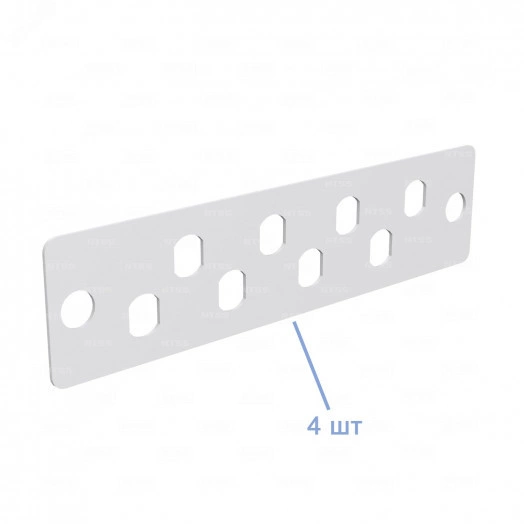 Кросс оптический настенный частично укомплектованный 24/32 порта FC/ST (планка FC/ST-4шт, планка-заглушка-1шт, сплайс-кассета-1шт) серый RAL 7035
