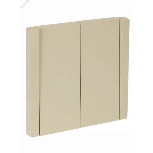 FORTE&PIANO Выключатель 2-клавишный 10А FP405 ваниль IEK