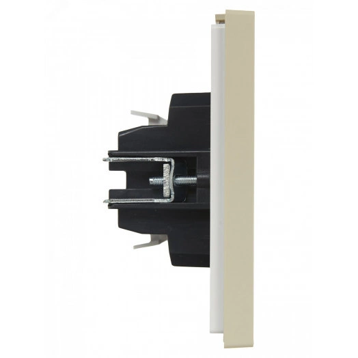 FORTE&PIANO Выключатель 2-клавишный 10А FP405 ваниль IEK