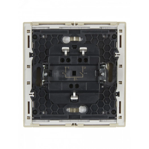 FORTE&PIANO Выключатель 2-клавишный 10А FP405 ваниль IEK