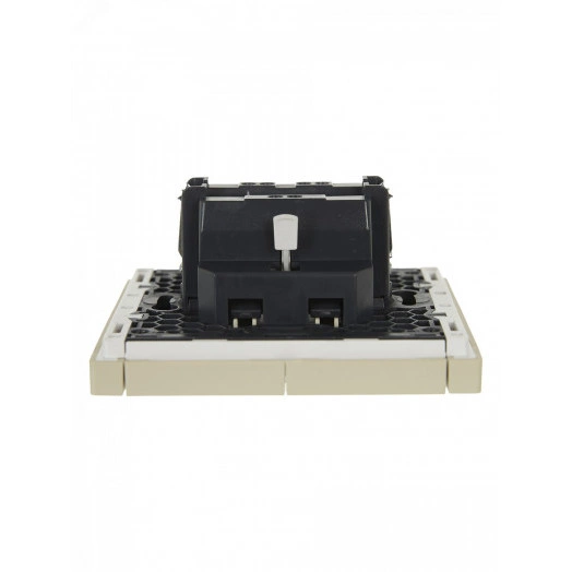 FORTE&PIANO Выключатель 2-клавишный 10А FP405 ваниль IEK