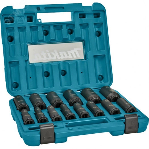 Набор ударных удлиненных торцовых головок Impact Black 1/2'', 14 шт. (10,11,12,13,14,16,17,19,21,22,24,27,30,32 мм)