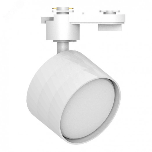 Светильник трековый на шинопровод ДПО GX53 без лампы IP40 белый